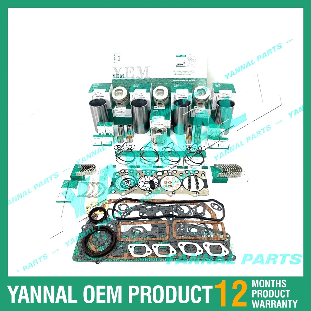 Long Time Aftersale Service Overhaul Rebuild Kit For Isuzu 4BD1 4BD1T 3.9L Hitachi Excavator ISUZU NPR NQR