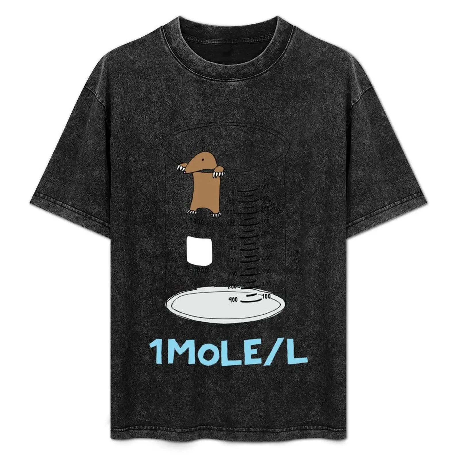 

Chemistry 1 Mole per Litre for Mole or Avogadro's Day T-Shirt blacks tshirts personalised t shirts for men pack