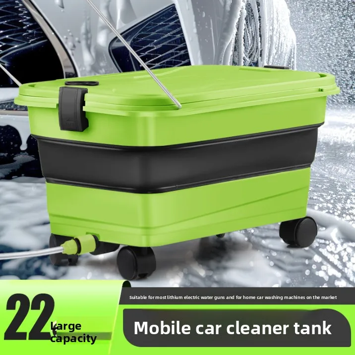 

Складное автомобильное мытье, артефакт, 22 л, портативное компактное мобильное ведро, легко складное ведро для автомойки