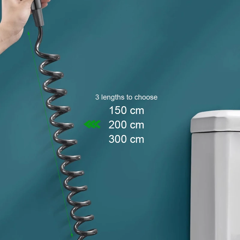 SRMAN Tuyau De Douche Télescopique Flexible Pour Plomberie WC Bidet Pulvérisateur 150 Cm