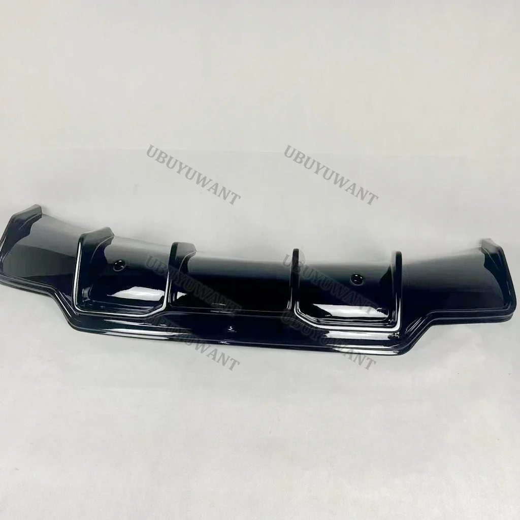 Voor Tesla Model 3 Sedan 2017-2022 4-deurs Achterbumper Diffuser Lip Abs Koolstofvezel Look Side Splitter Beschermplaat Cover Kin Deksel