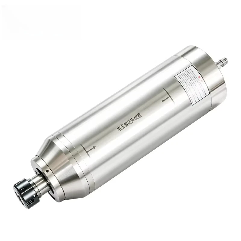 7.5KW GDK125-24Z/7.5 Water Cooled Mold Spindle Motor 125mm 24000RPM ER32 Grease Lubrication CNC Metal Milling Spindle