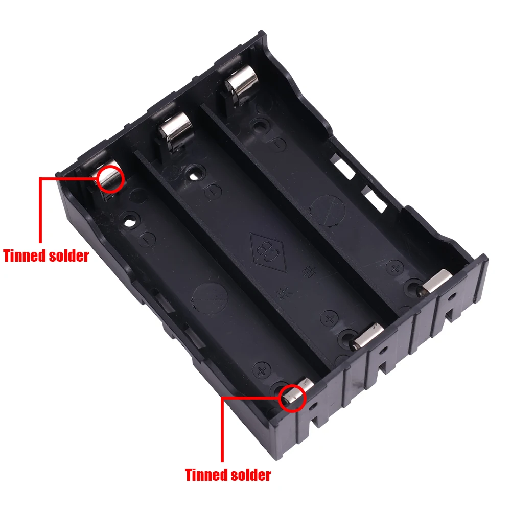 1/5Pcs New Hard ABS 18650 Battery Storage Case 1 2 3 4 Slot 18650 Power Bank Cases Box Batteries Container Holder with Hard Pin