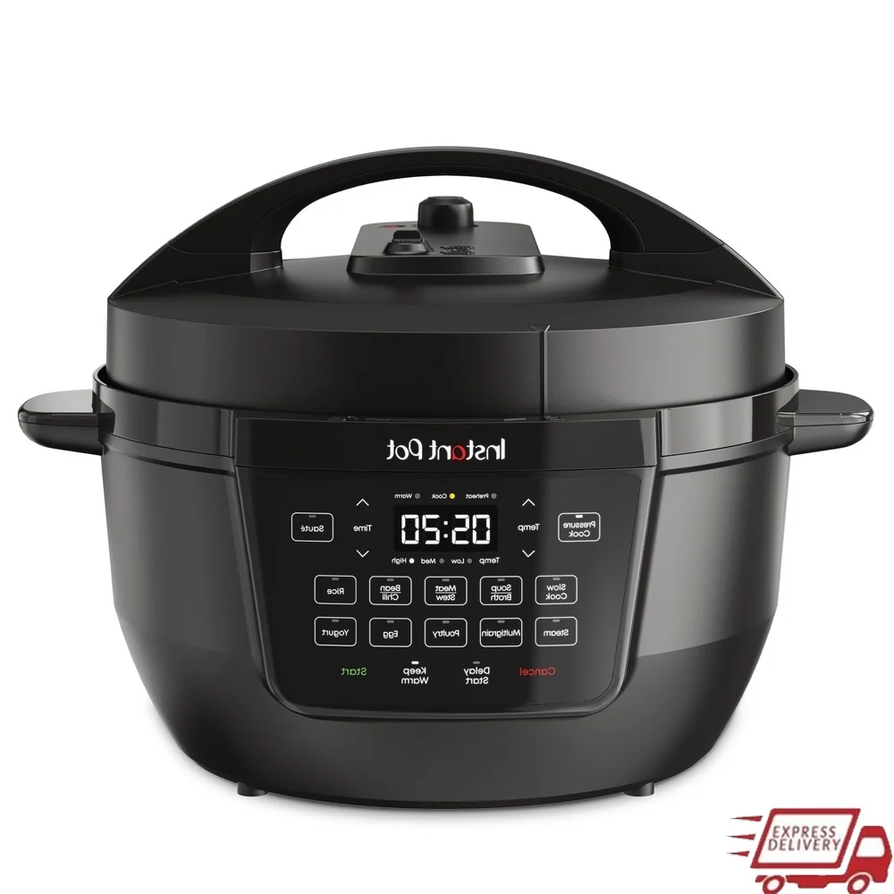 

Скороварка RIO с широким основанием, 7,5 Qt, мультиварка 7-в-1, умные программы приготовления пищи, легкая очистка, улучшенная кастрюля из нержавеющей стали