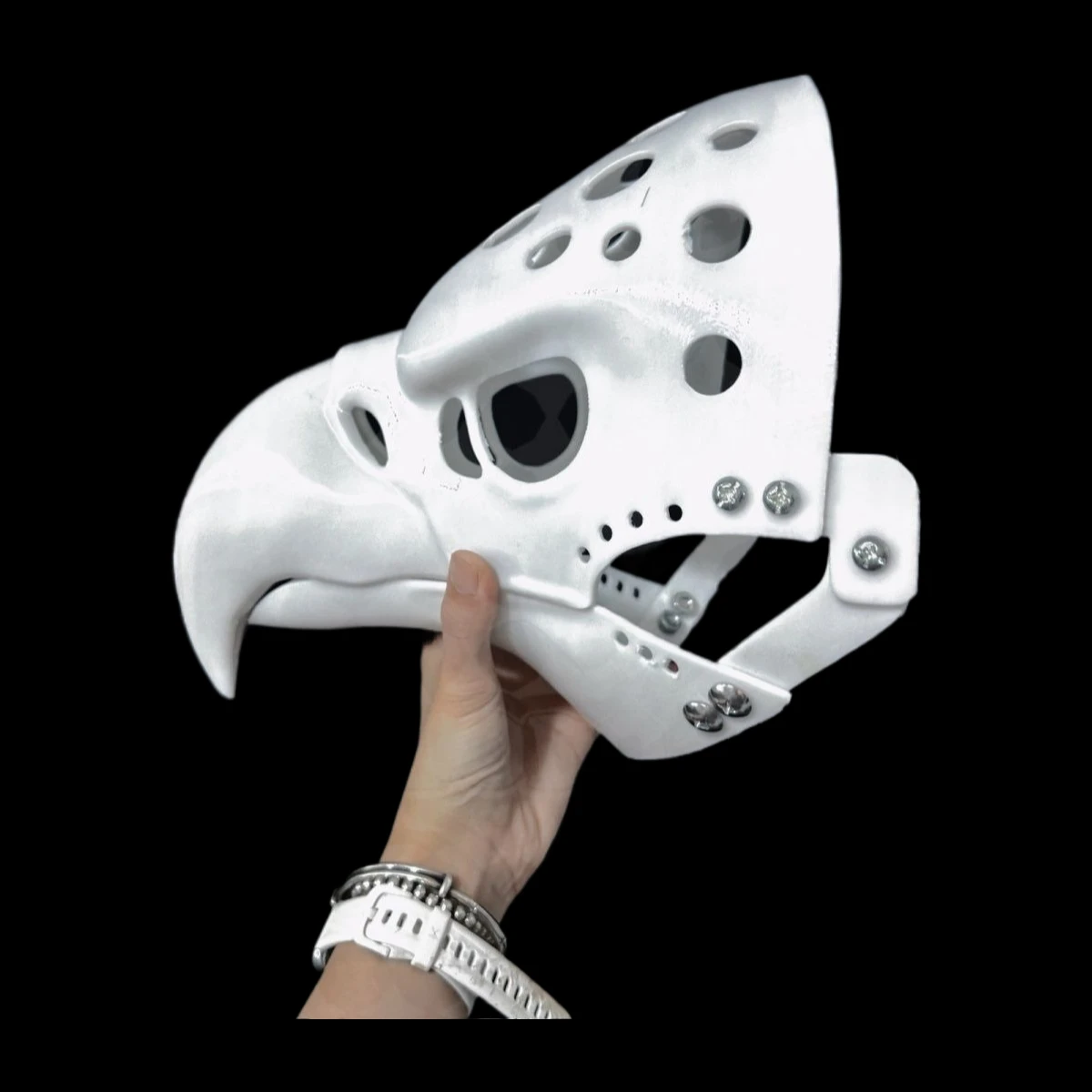 Base Mask Realistic Animal Skull Bird Bald Eagle Animal Skull Cos Accessories - view 2