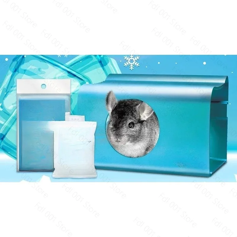 Aluminium Alloy Small Animal Cooling Nest Guinea Pig House Summer Chinchilla Cooling Nest Guinea Pig Ice House