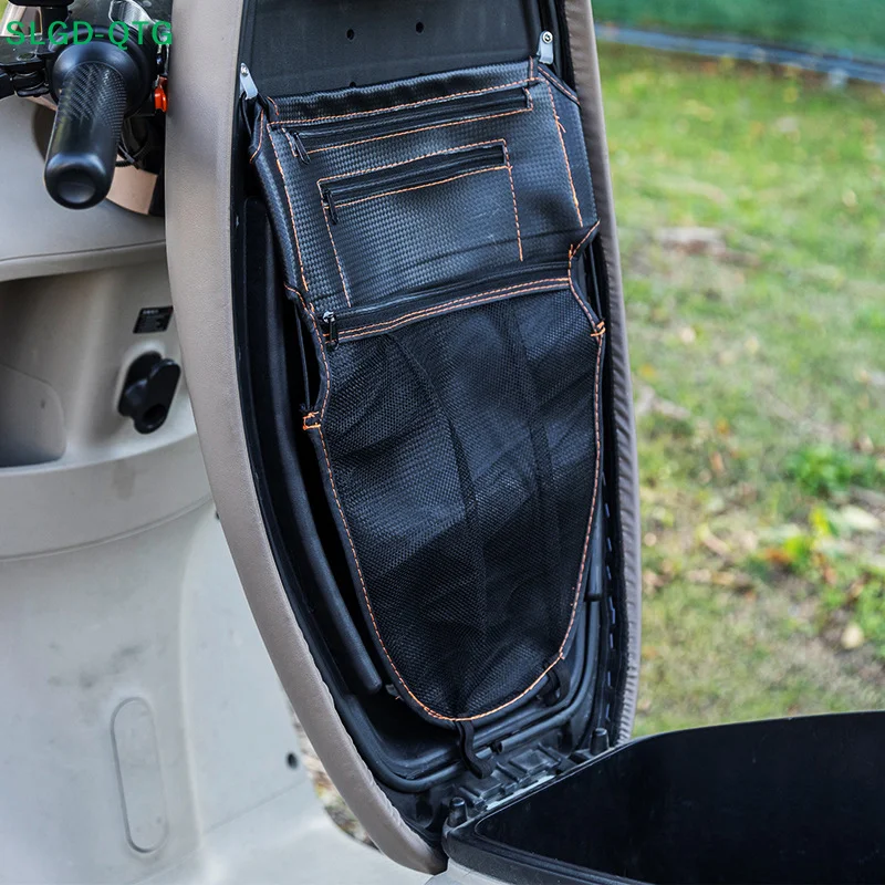 

New Popular Cycling Bag Motorcycle Seat Storage Black Antifouling Resistant Material Electric Vehicle Scooter Bucket