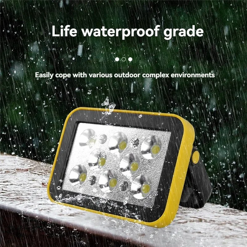 

A44Z-рабочий светильник с питанием от USB, портативный прожектор со штативом, водонепроницаемый для работы, экстренного кемпинга, ремонт площадки