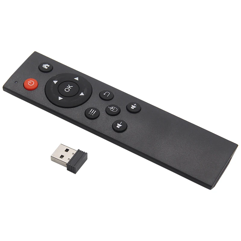 Mando a distancia Universal inalámbrico Air Mouse de 2,4G para Android TV Box, mando a distancia para PC con receptor USB sin giroscopio