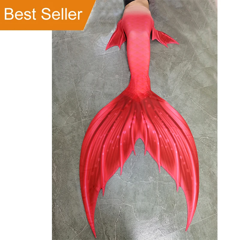 Professional High-quality New Big Mermaid Skin Tail Swimsuit Fin Beach Mermaid Swimming Suit Bikini Aquarium Performance Cosplay