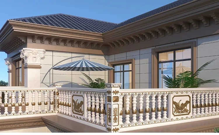 Molde de pilar de concreto de plástico ABS de 36 polegadas 92 cm Molde de balaústre para construção de jardim doméstico e projetos DIY