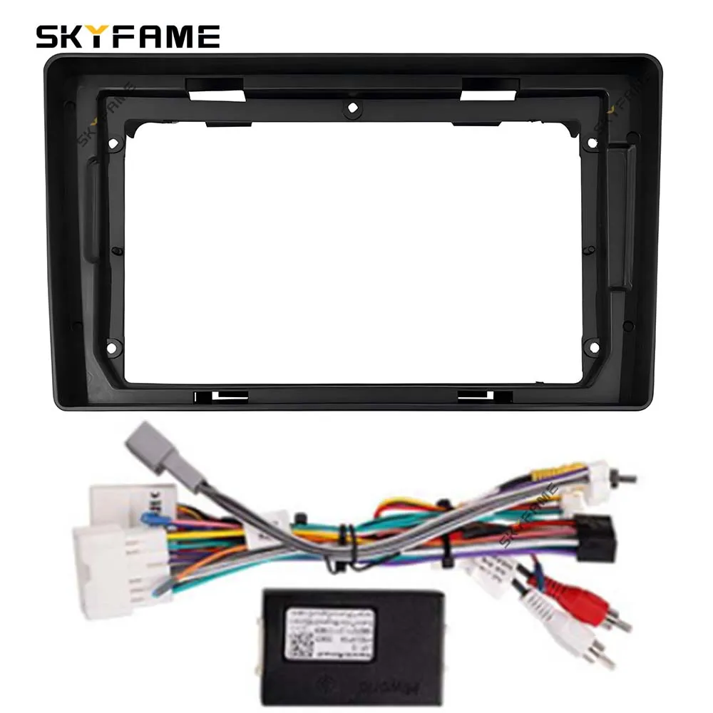 SKYFAME Car Frame Fascia Adapter Canbus Box Decoder Android Radio Dash Fitting Panel Kit For Renault Duster Lada Largus Dacia