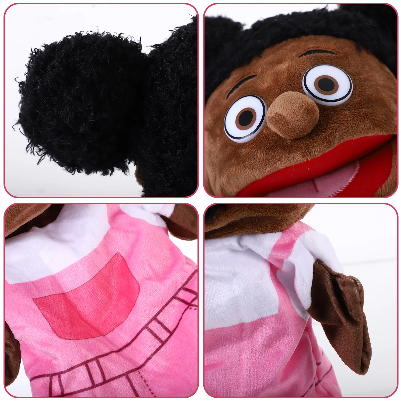 Marionnette à main pour adultes, interaction familiale, raconter des histoires, développement de la Communication, conception de dessin animé mignon, scène de modélisation réaliste