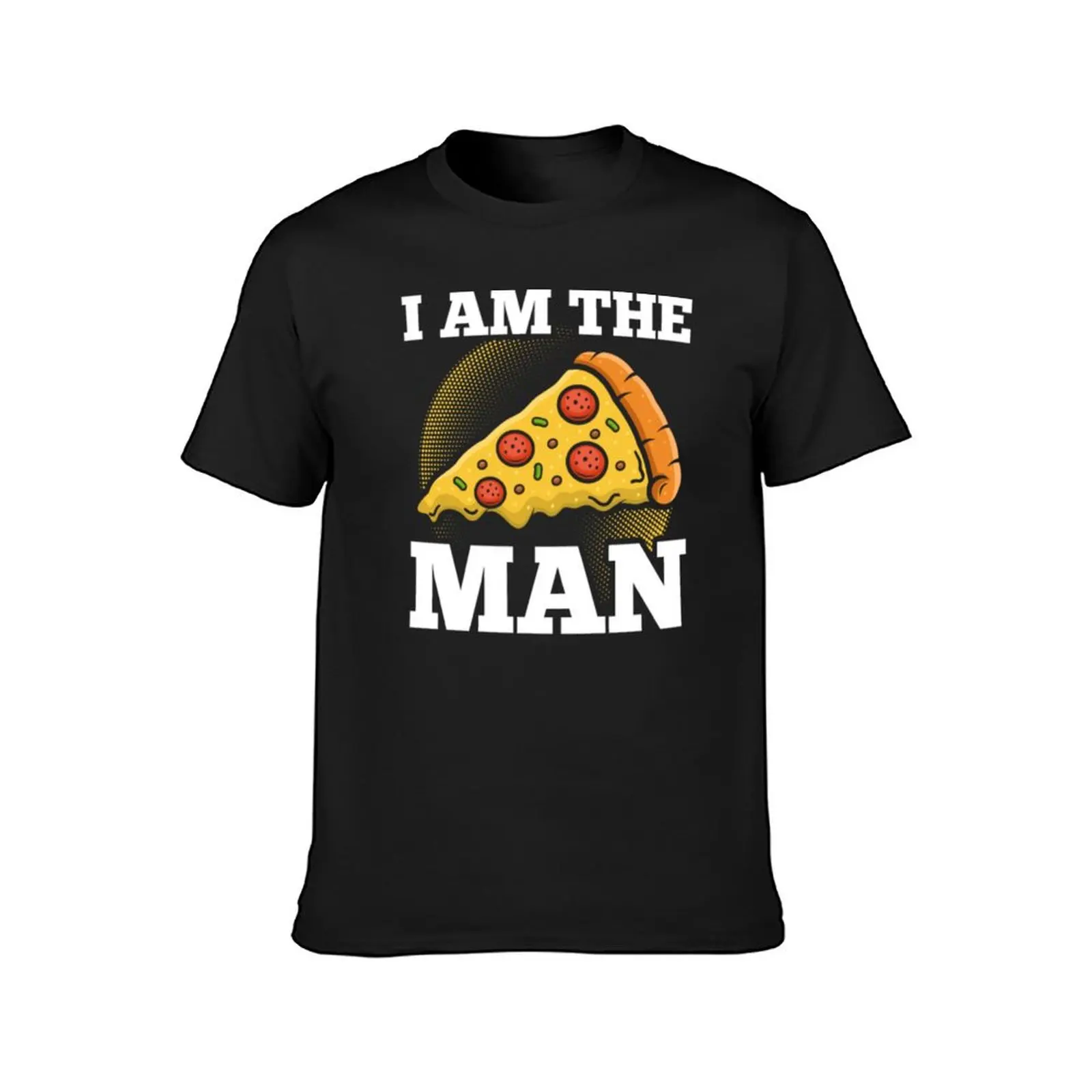 Man Funny Pizza Fast Food Lover T-Shirt vintage hippie clothes T-shirt men