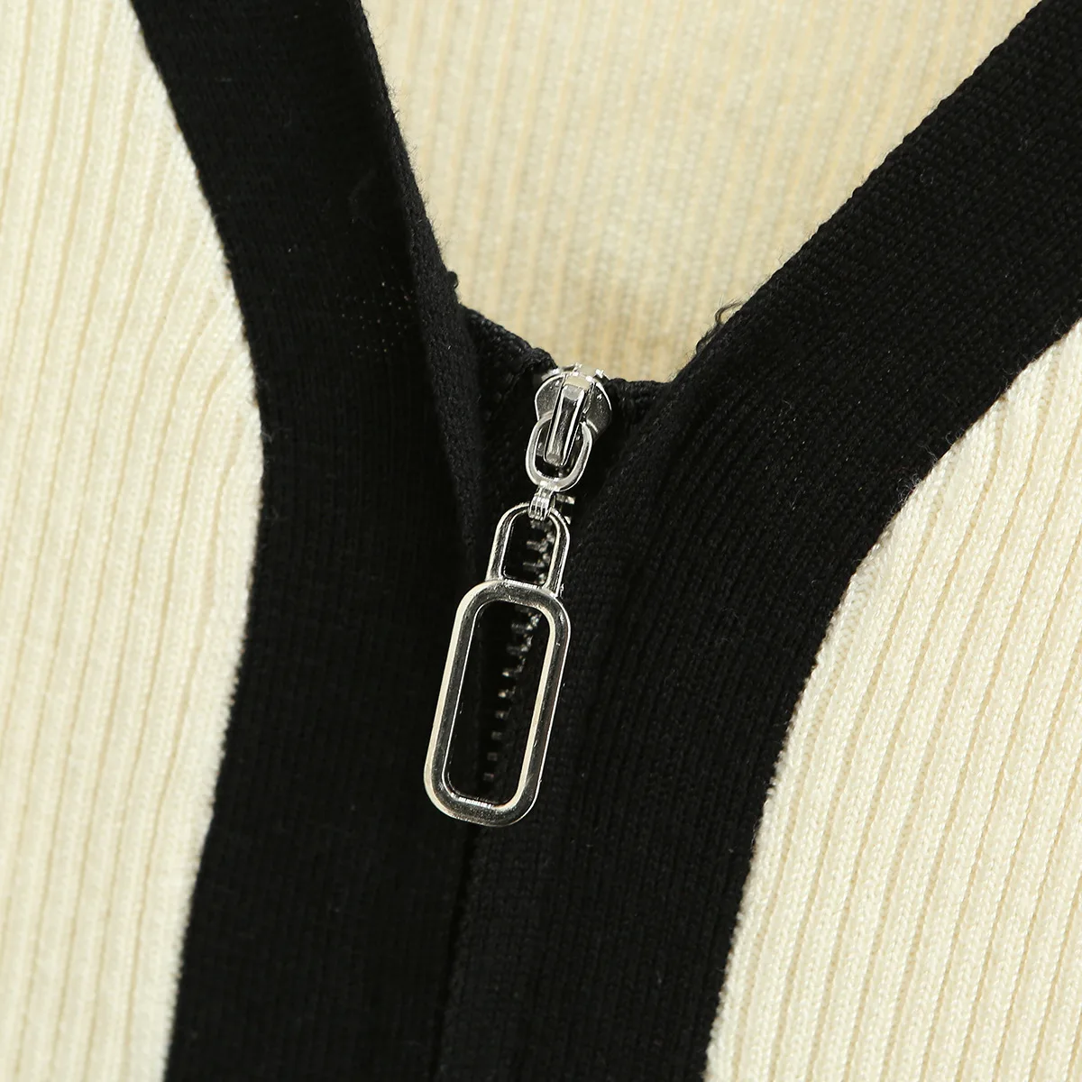 4XL Plus Size maglioni di base donna 2023 primavera scollo a v maglioni caldi e sottili pullover Cardigan in maglia con cerniera Color blocco di moda