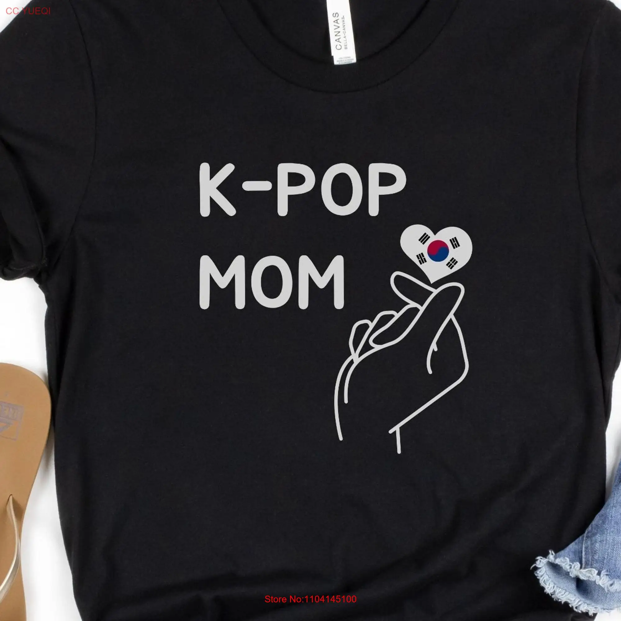 K Pop Mutter T-Shirt Armee Mama für Muttertag neue kpop Konzert lange oder kurze Ärmel