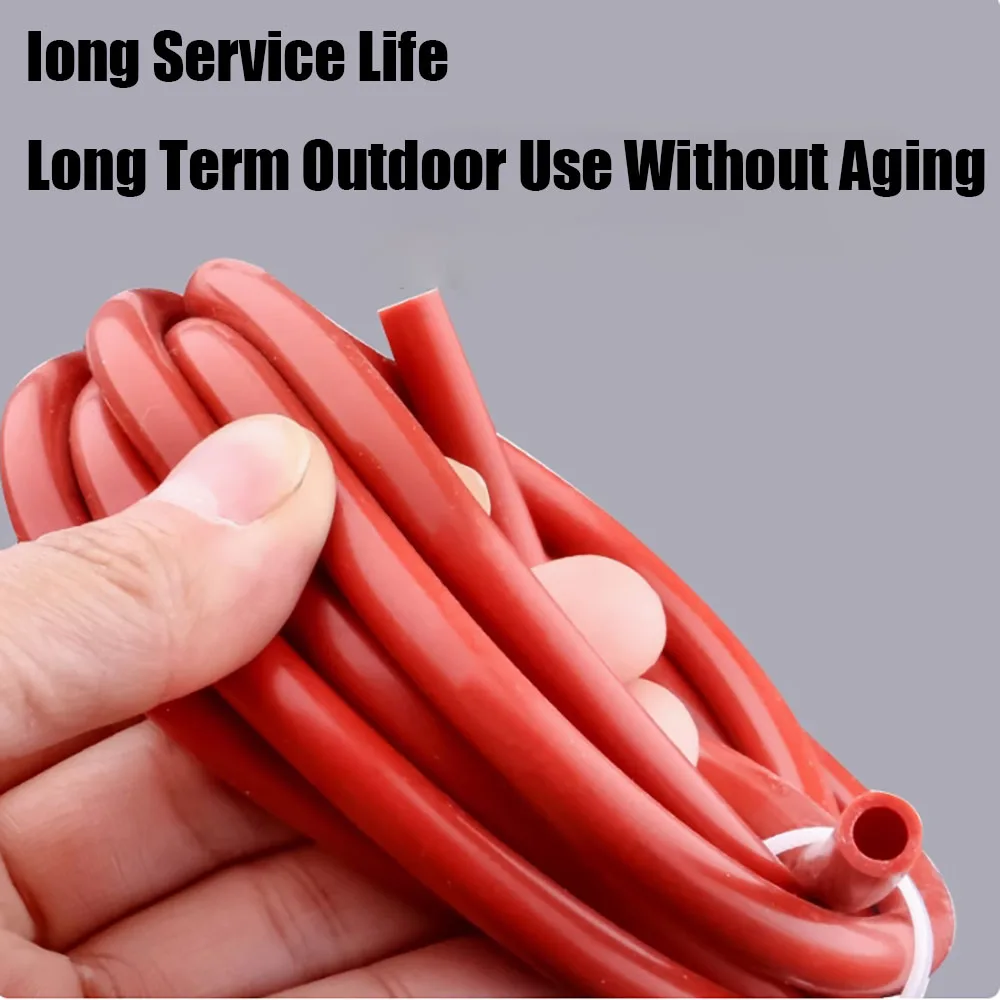 1M/5M1M Red Silicone Hose Flexible Hose ID 2 4 5 6 7 8 10 12 14 15 16mm Flexible Silicone Hose