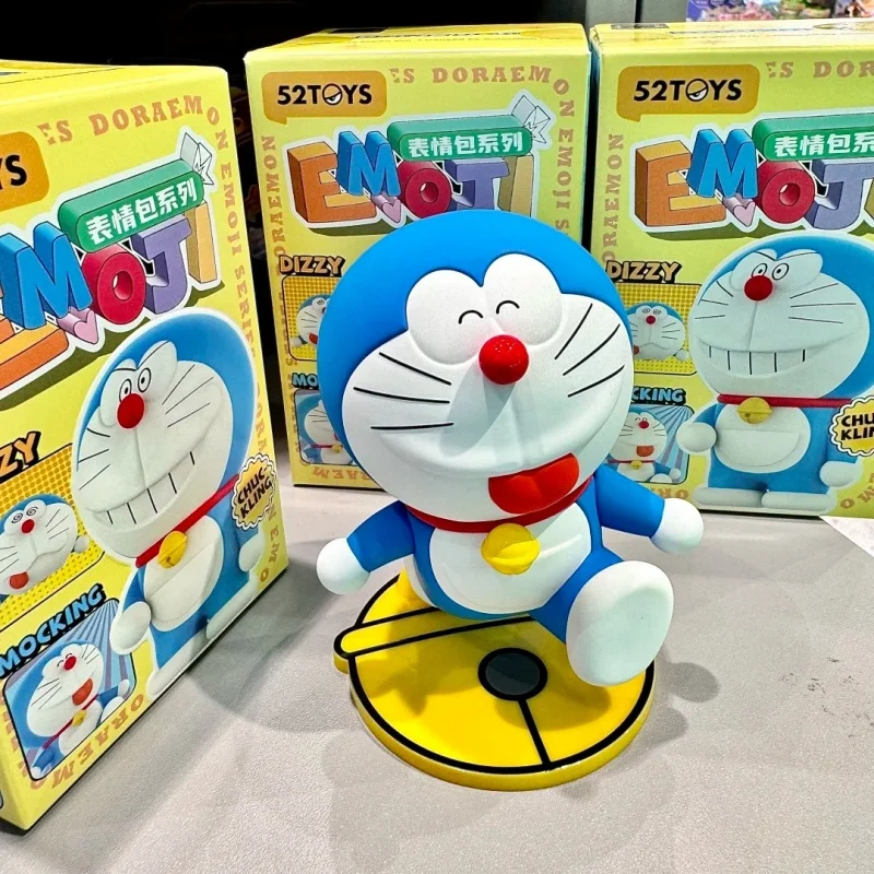 Neue echte Doraemon Emoji Serie Blind Box Anime Action Figure Sammeln Kawaii Spielzeug Desktop Dekoration Geburtstag süßes Geschenk