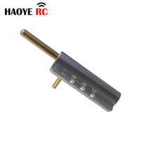 Haoye 1 PC  Aluminum Canopy Locks L30mm For RC Airplanes Parts Electric Planes Foam Model Accessories Color Silver