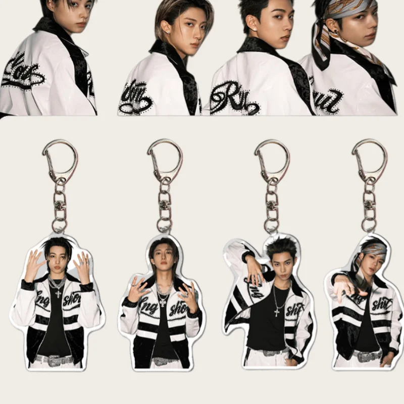 LNGSHOT New Idol Keychain SHOT CALLERS Album HD Photo Figure UV