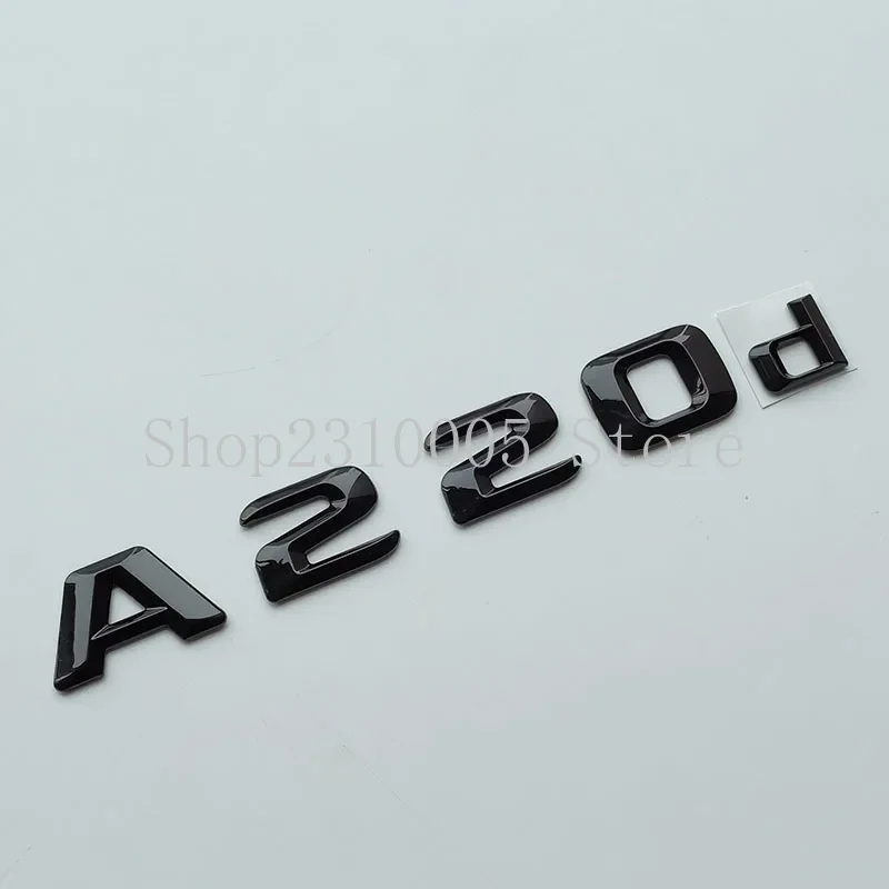 2015 Sharp Chrome Letters Emblem Trunk Badges for A180d A200d A220d C220d C250d E250d GLE250d GLE350d CDI BLUETEC