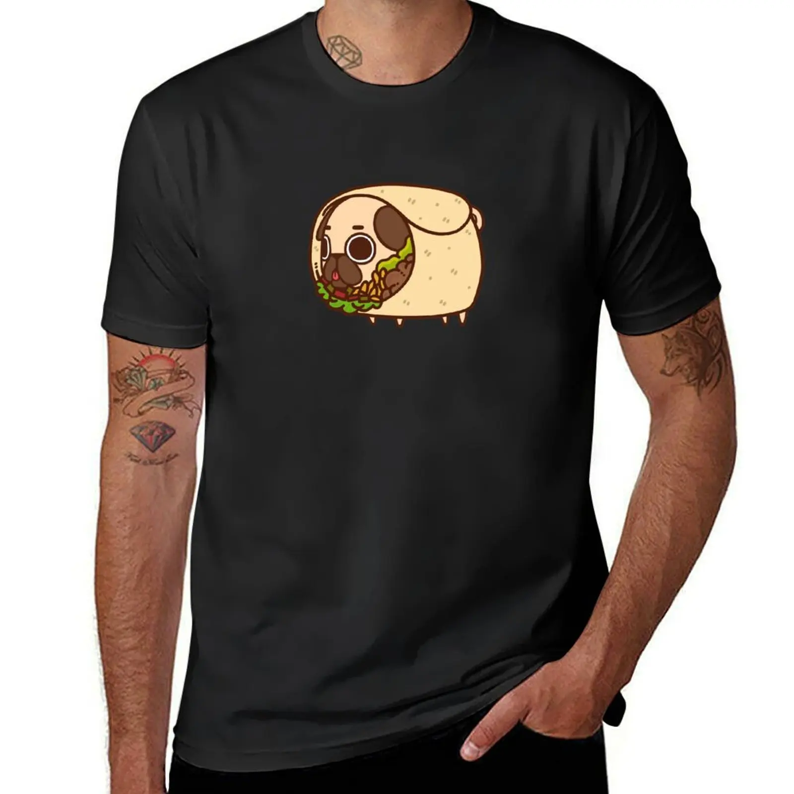 

Burrito Puglie T-Shirt oversized graphic tee Anime t-shirt funny shirt cotton mens graphic t-shirts