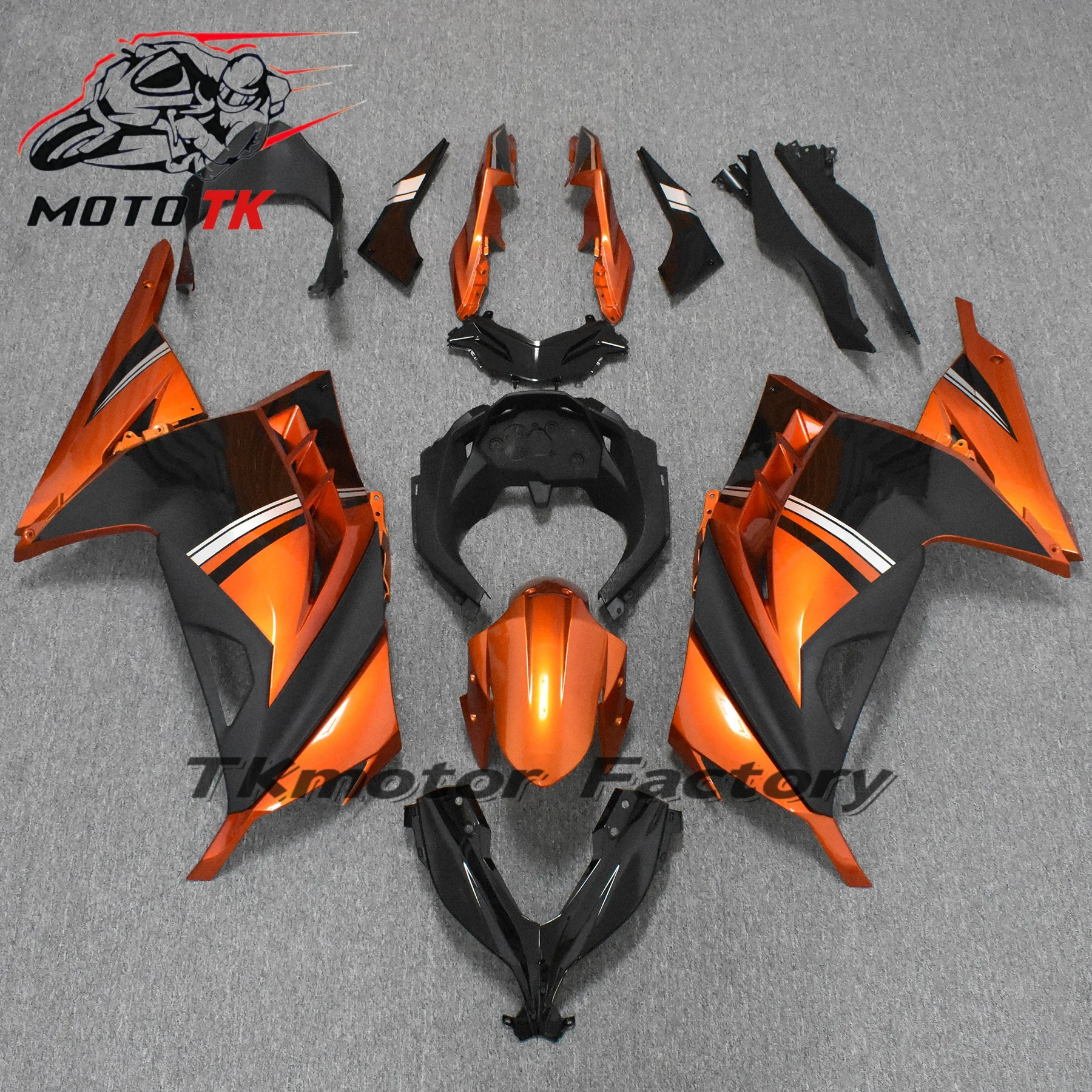 Motorcycle Fairing Kit Fit For Ninja 300 Ninja300 EX300 ZX300 2013-2017 Bodywork Set High Quality Abs Injection Matt Black Red