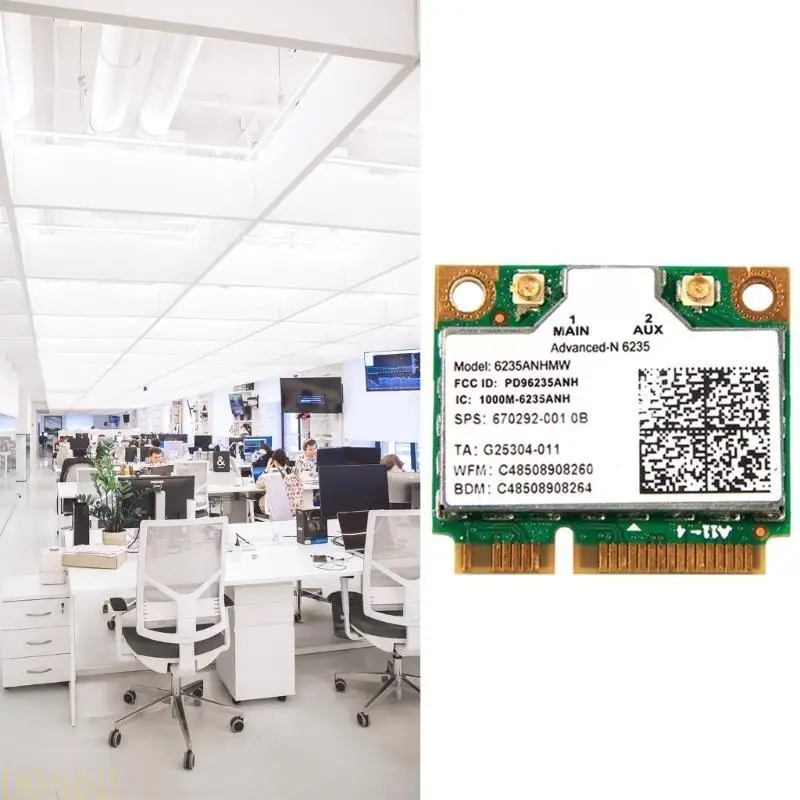 

Centrino Advanced-N 6235 6235AN 6235ANHMW 2,4 ГГц и 5 ГГц 300 Мбит/с 802.11ABGN Беспроводная сетевая карта Bluetooth-совместимая 4.0