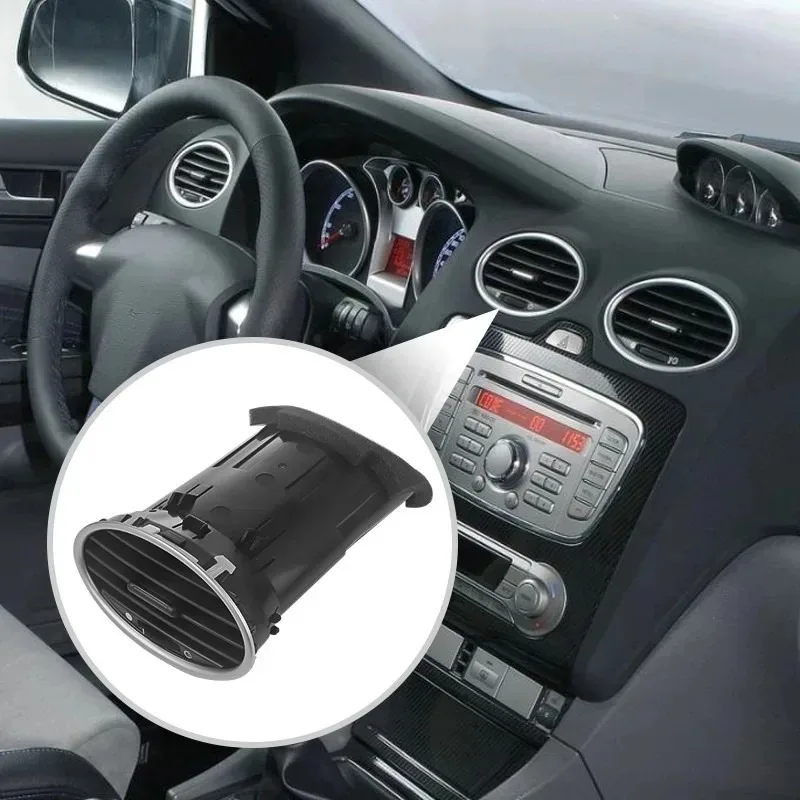 For Ford Focus MK2 2005-2013 4M51-A014L21-AD Front Dash Center Air Conditioning Outlet Vent Grille Assy 4M51A014L21AD