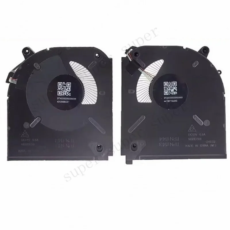 Nouveau ventilateur CPU + GPU TPN-I143 TPN-I144 pour ordinateur portable de jeu HP OMEN MAX 16 pouces 16-ah