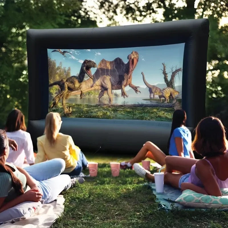 Large Portable Inflatable Projector Screen with Quick Setup for Outdoor Movies and Events