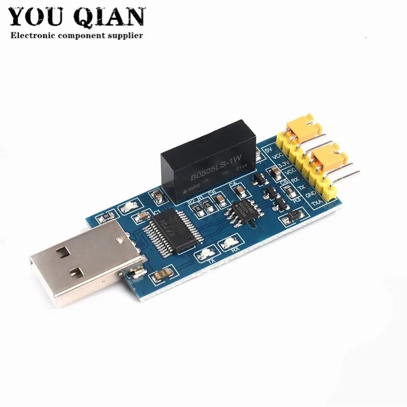 Mini FT232 Isolation Serial Port Module USB to TTL USB to Serial Port Magnetic Isolation FT232RL Photoelectric Isolation