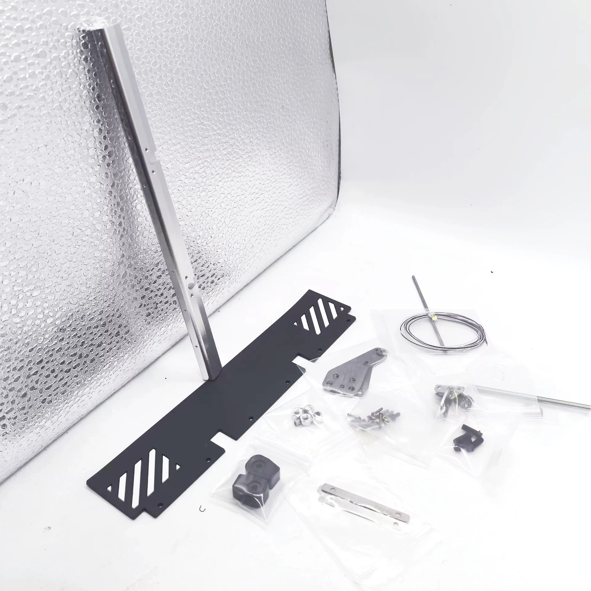 RC 1/14 LESU Metall-Heckstoßstange mit Lichtteilen für Tamiya Hydraulikbagger, Lader, Muldenkipper, für VOLVO Anhänger, Kipper, DIY-Teile – Detail 5