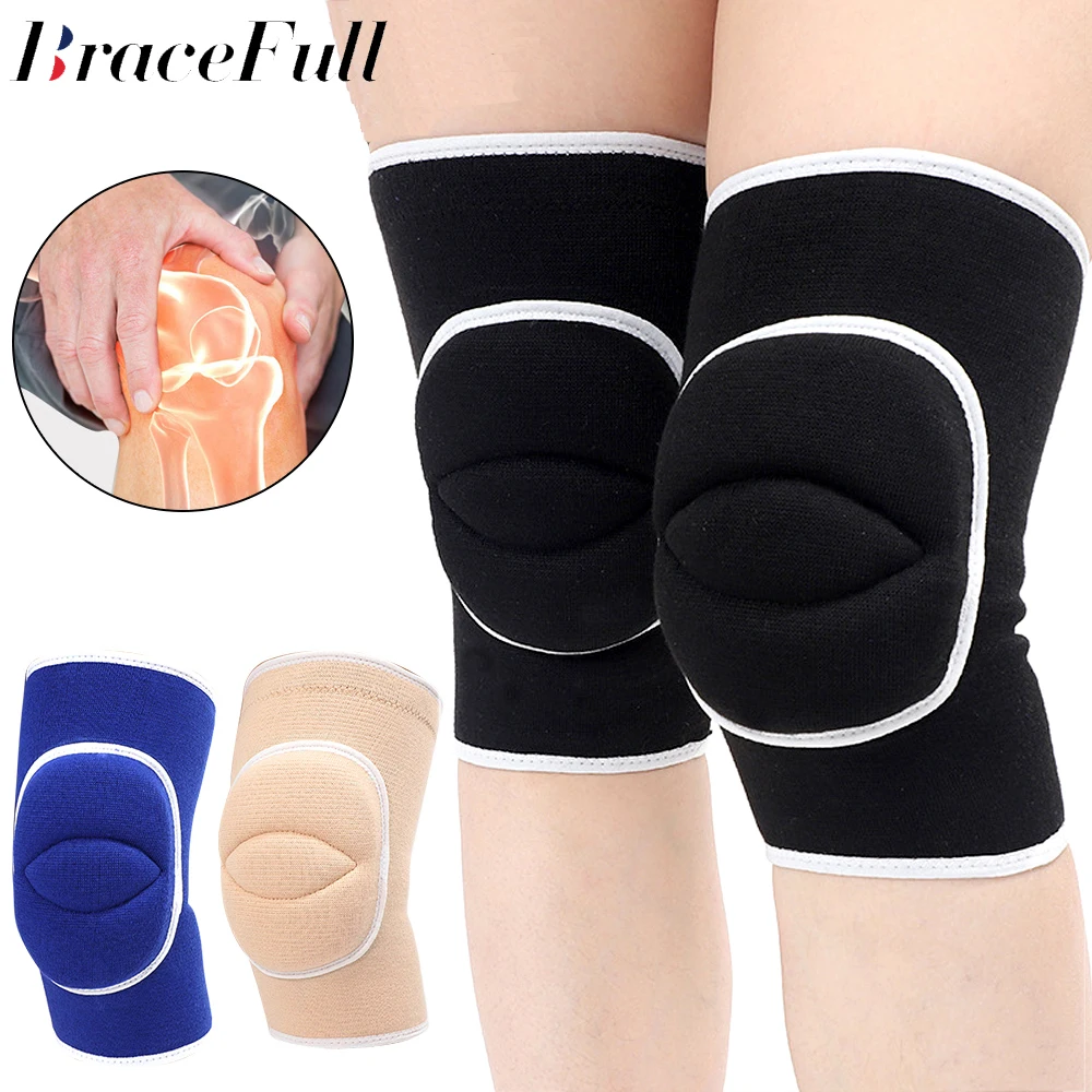 

1Pair Volleball Knee Pads for Dancer Protective Knee Brace for Adult kids Soft Knee Pads for Football Yoga GYM Baketball Skating