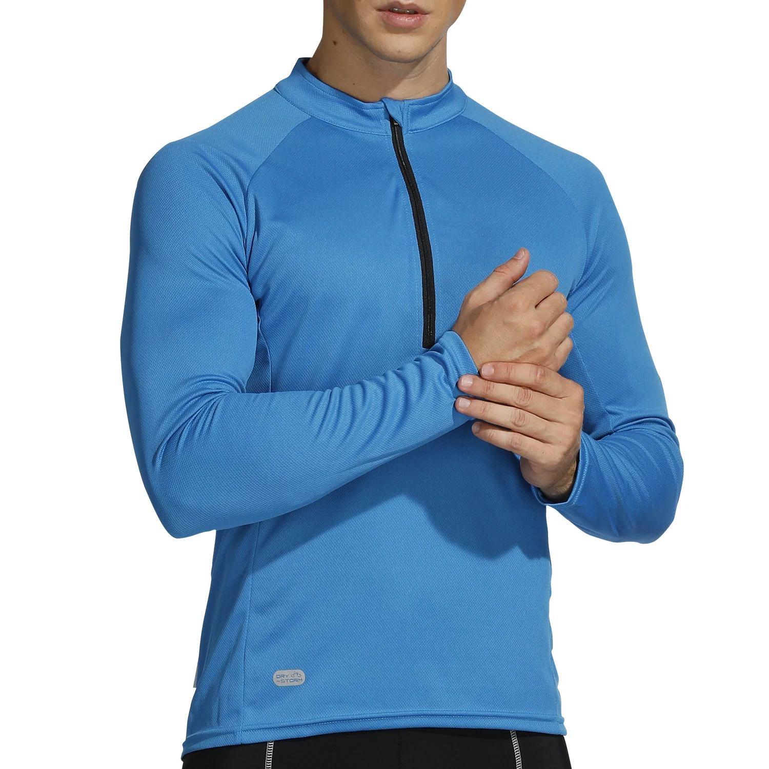 INBIKE Summer Sport Shirt Man Long Sleeve Men's Cycling Jersey Bike Layers Bicycle Clothing Breathable Mesh for Cycling Running