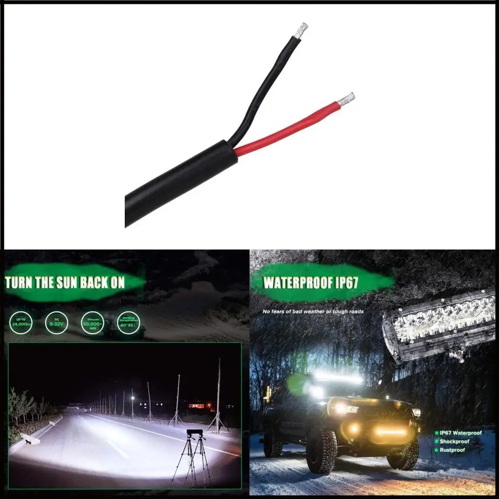 

Powerful 240W LED Work Light Bar 12 Inch for Truck and SUVs with Wide Beam