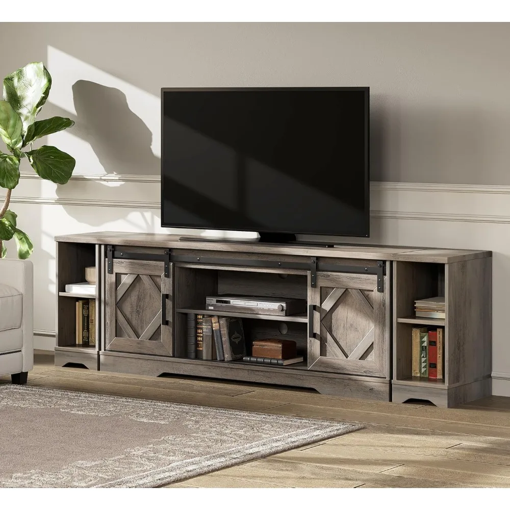 Modern Farmhouse TV Stand for up to 85