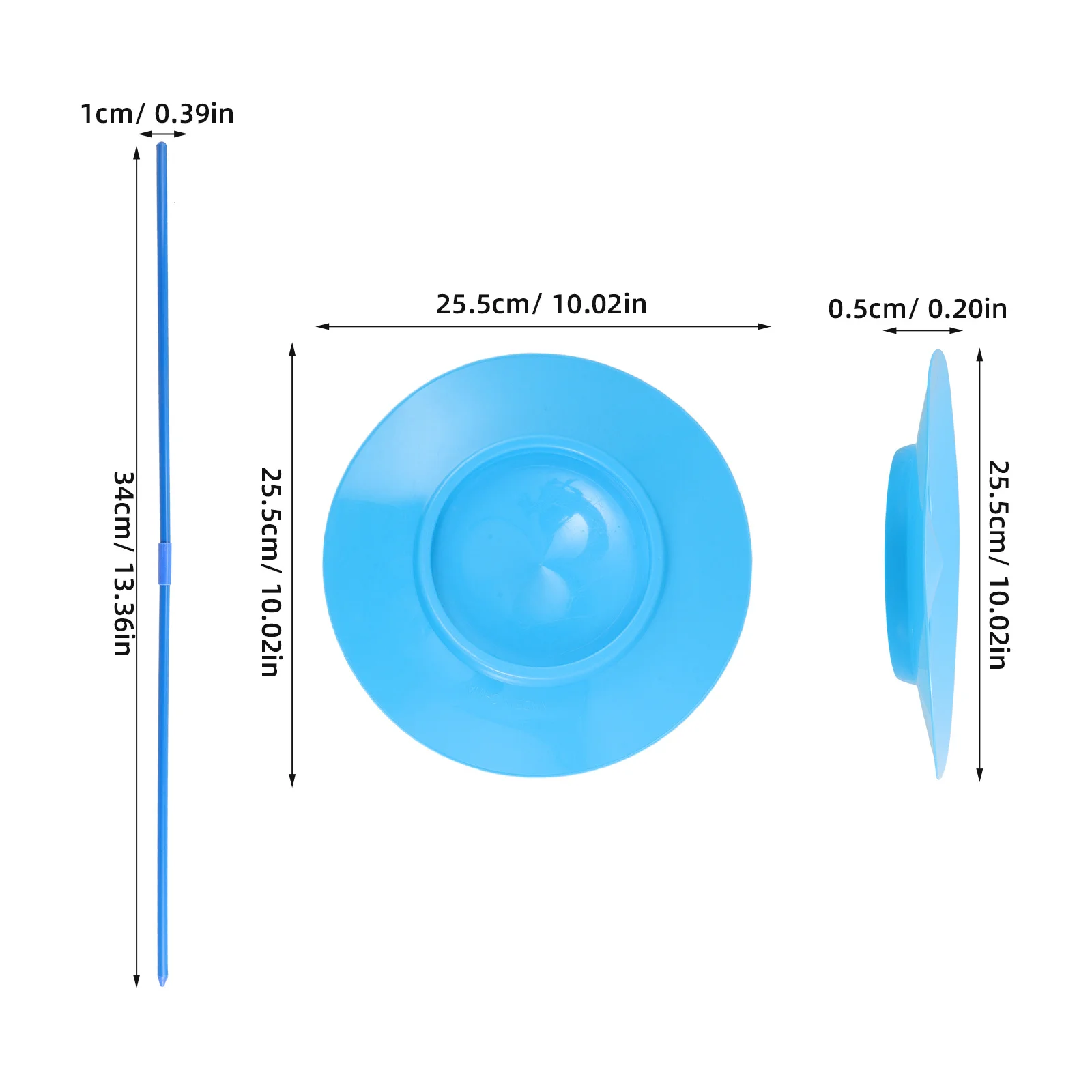 2 pçs placas de malabarismo vibrantes com varas truques de circo conjunto de jogo para adultos crianças melhoramento de coordenação handeye