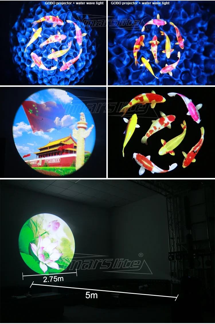 

200 Вт наружные рекламные проекторные фонари, светодиодные IP65, водонепроницаемые, с логотипом, гобо-проектор