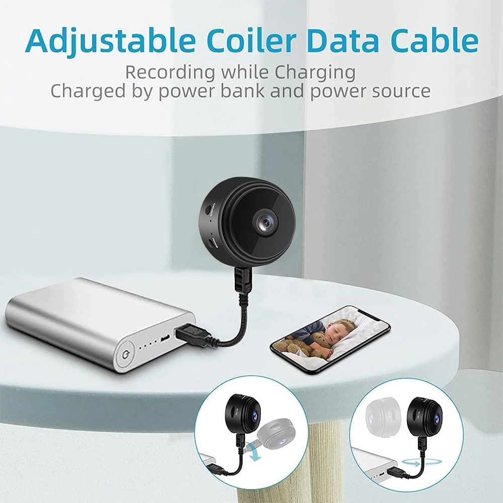 A9 1080P HD Mini WiFi Wireless IP Camera Infrared Night Vision Security Protection Outdoor Video Surveillance Cameras For Home