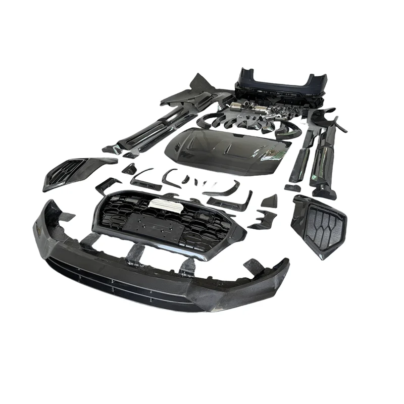 All Carbon Fiber Body kit for Q8 RSQ8 Modification and Upgrade MSY Style Wet Carbon Front Bumper Rear Bumper