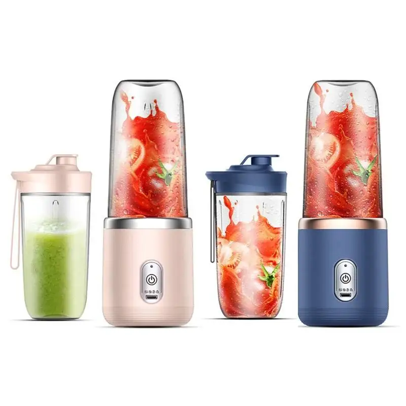 

Logo Custom 6 Blades Hot Sell Mini Portable Juicer Blender Cup Mixer Electric Fruit Juicer Usb Rechargeable Juicer Blender