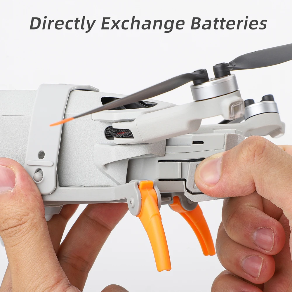 Sunnylife pour DJI MINI 4 Pro train d'atterrissage surélevé araignée engrenages Extensions Support jambe protecteur pour DJI Mini 4Pro Drone pièces