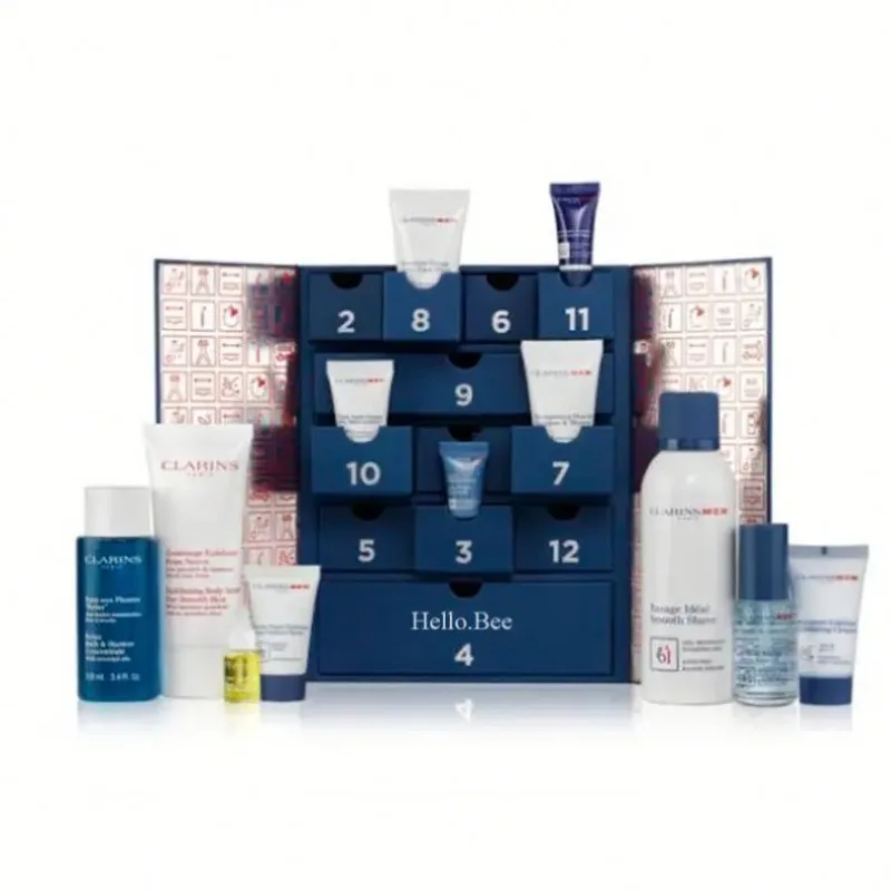 Customized queryFactory Wholesale Christmas Luxury Advent Calendar Packaging Boxeses Cosmetic Advent Calendar Gift Box