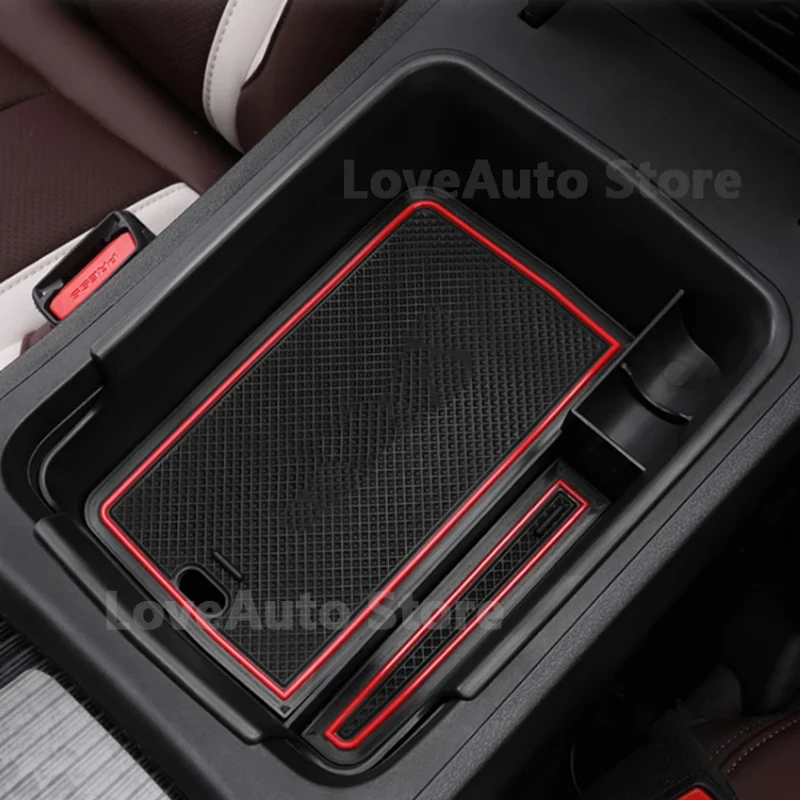 For Geely Monjaro KX11 Xingyue L 2021-2023 Car Central Armrest Storage Box Container Interior Stowing Tidying Accessories Cover