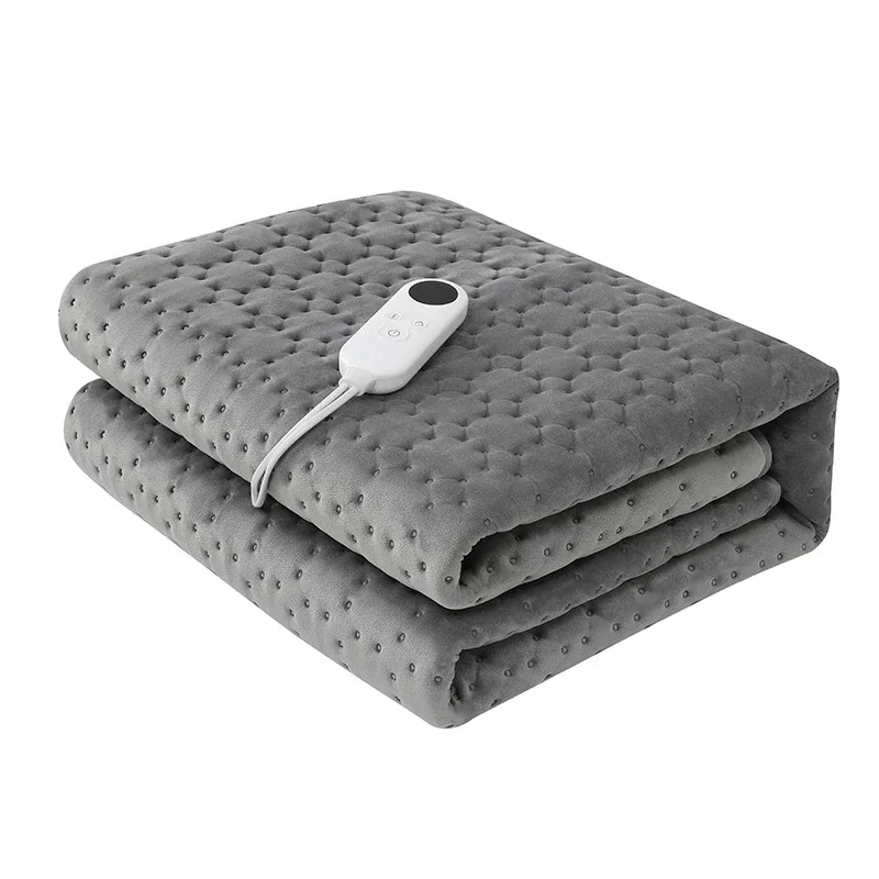 

220V soft flannel velvet single/double household electric blanket 150 * 80cm/160 * 130cm small heated bed sheet