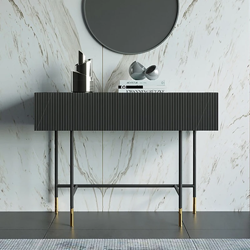 

Italian Luxury Console Tables Narrow Minimalist Multi-functional Living Room Console Tables Storage Modern Bureau Furniture Home
