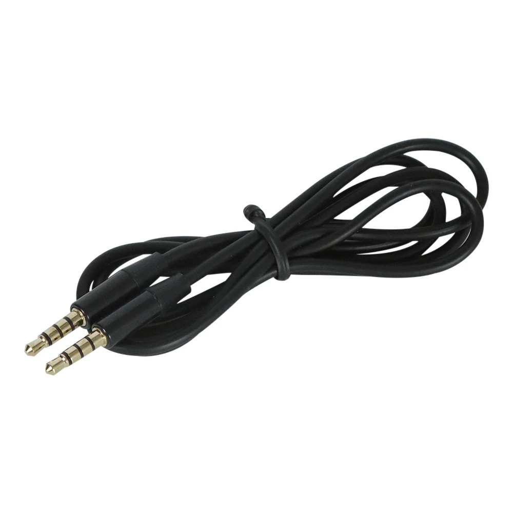 3.5 to 3.5mm Jack Audio Extension Cable Male to Male Stereo Aux 4 Pole Cable Adapter