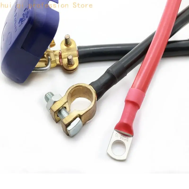 Batterieanschlusskabel mit Klemmende, 35 mm², 50 für 12 V/24 V Notbatterieverkabelung, Kabelschuh-Kupferkabel mit PVC H8WE – Detail 5