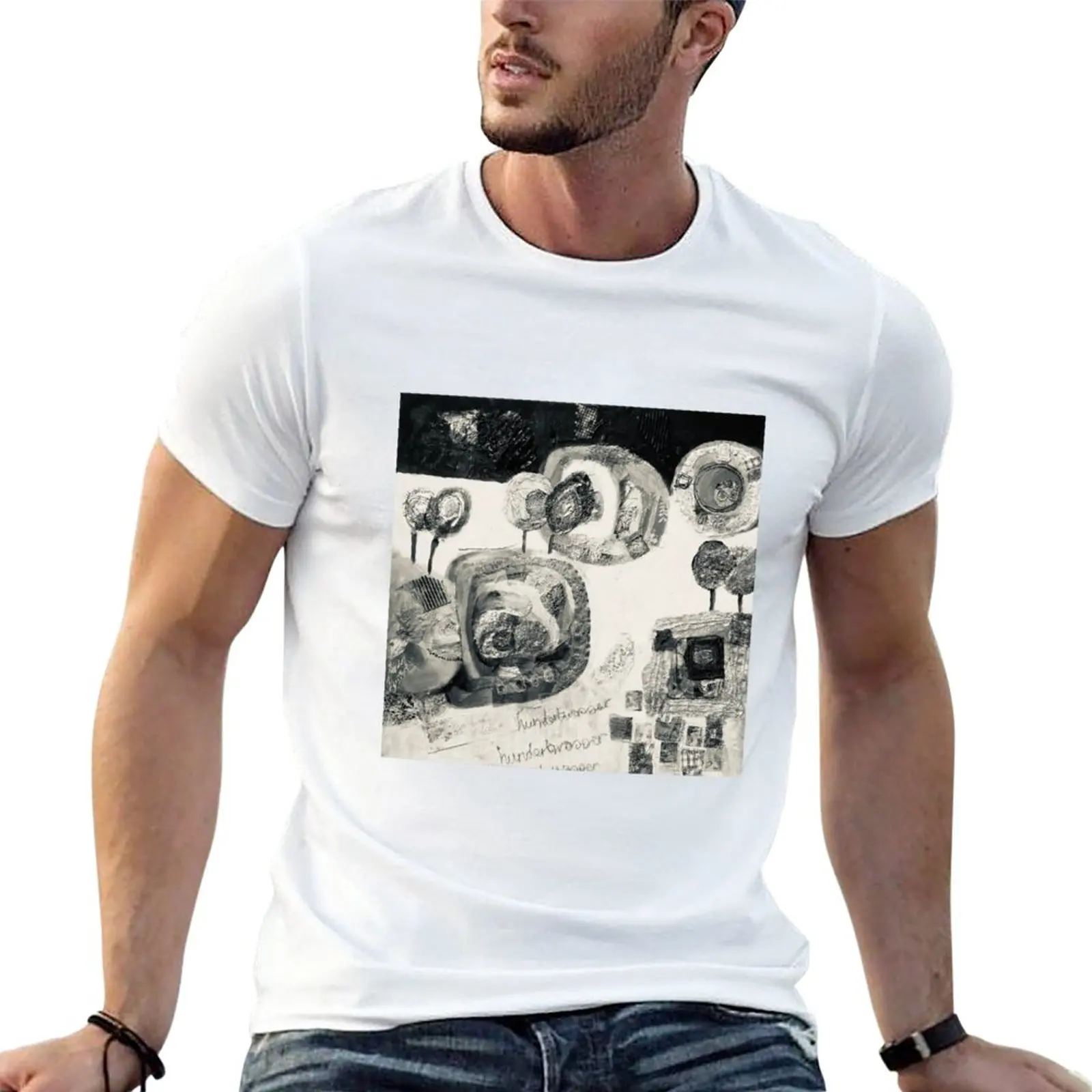 

Homage 1 Monochrome, black and white T-Shirt sublime summer top Short sleeve tee men